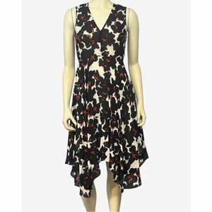 A.L.C. Black and White Asymmetrical Dress